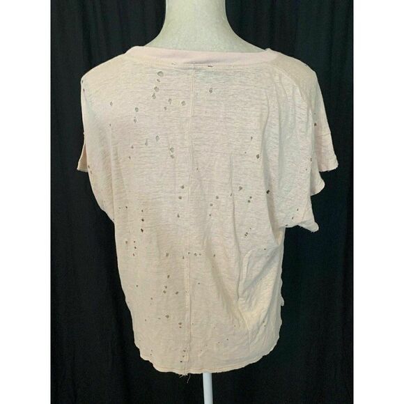 olivaceous Light Pink Short Sleeve Top T Shirt - Picture 4 of 6